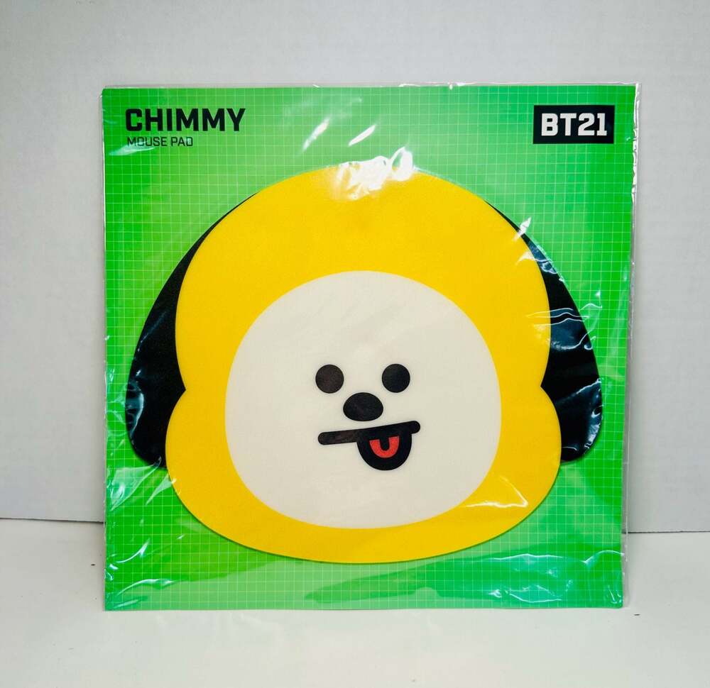 BT21 Chimmy Face Shape Mouse Pad Line Friends Official